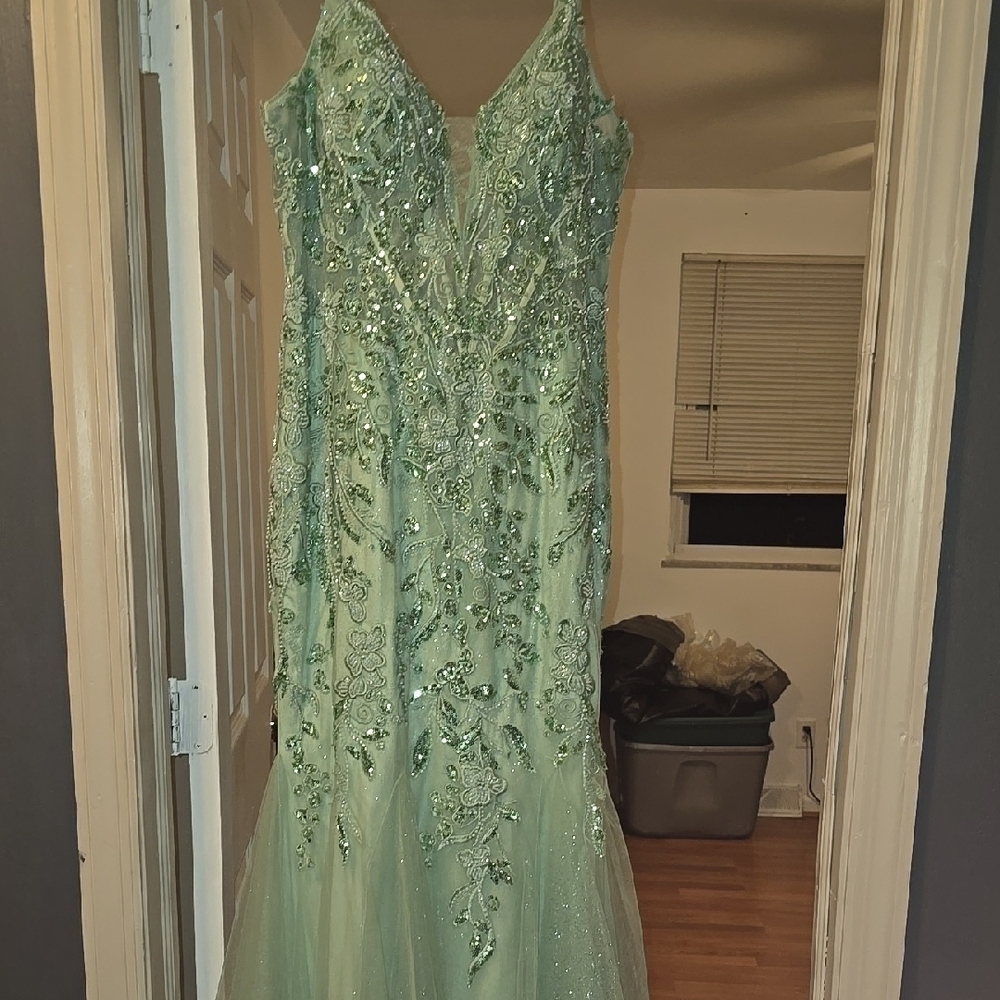 Stylish Light Green Dress